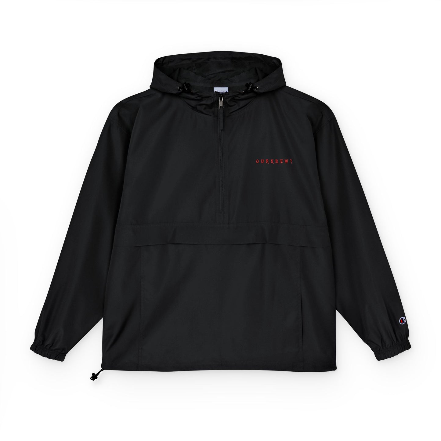 Champion Packable Anorak Jacket - Unisex Lightweight Rain Gear - “Muerte Collection”